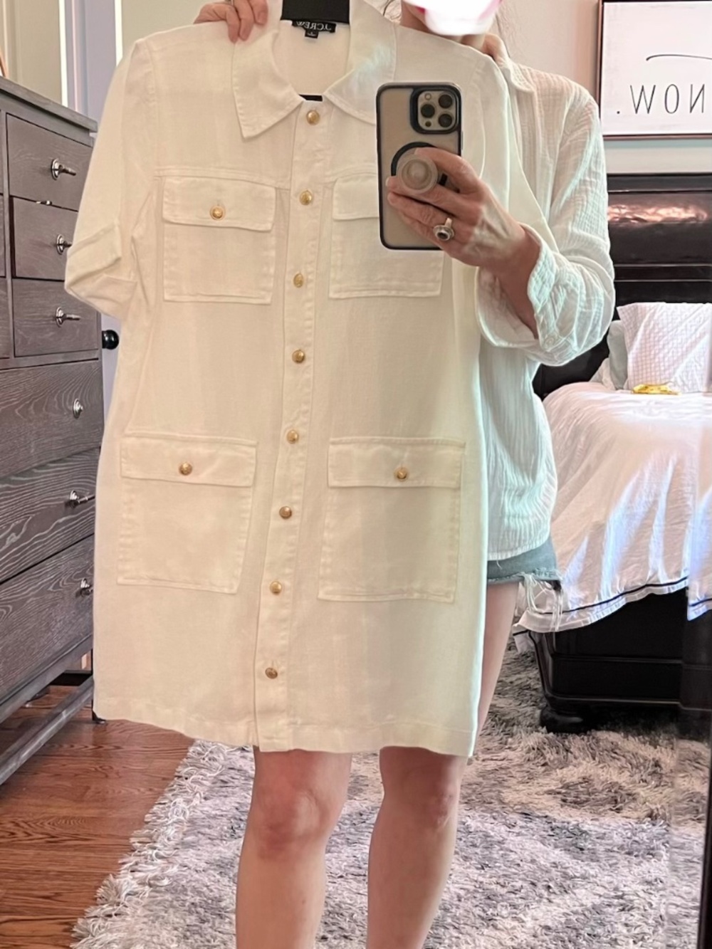 100% Linen J. Crew dress